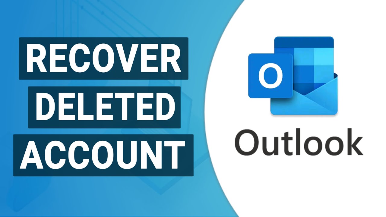 Как восстановить удаленную учетную запись Outlook | Повторная активация закрытой учетной записи O...