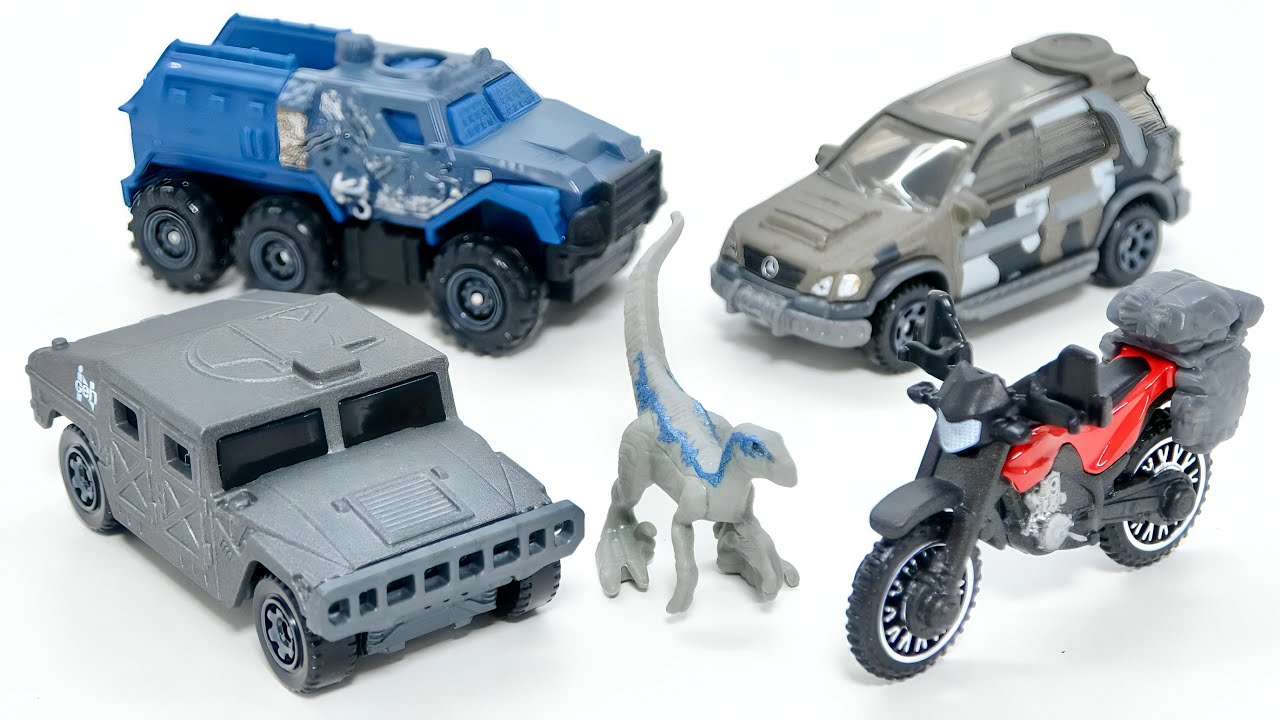 人気の恐竜ブルーが入ったセット!マッチボックス【ジュラシック・ワールド】5パックアソートをレビュー!