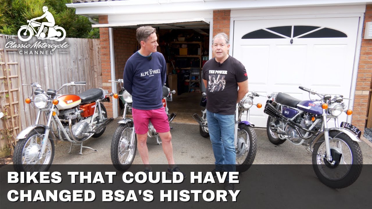 1971 Grey Frame BSA Prototype & Production Bikes