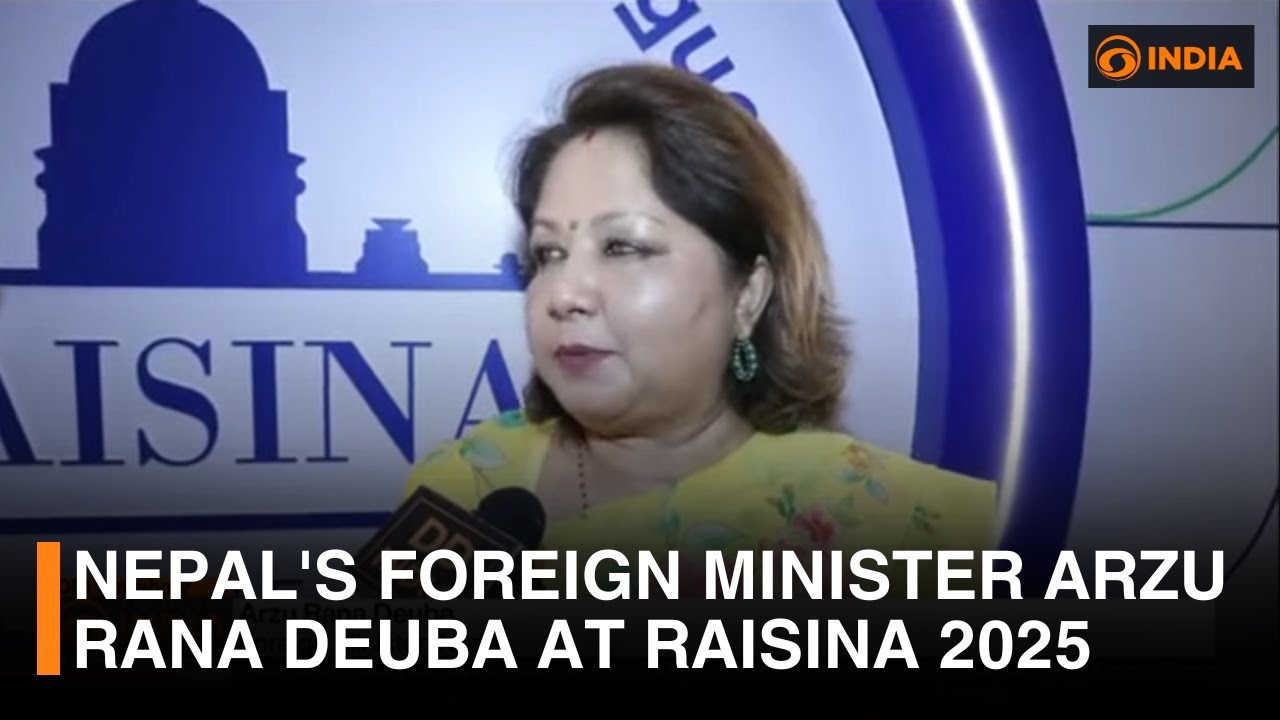 Raisina 2025 | Nepal's Minister for Foreign Affairs, Arzu Rana Deuba
