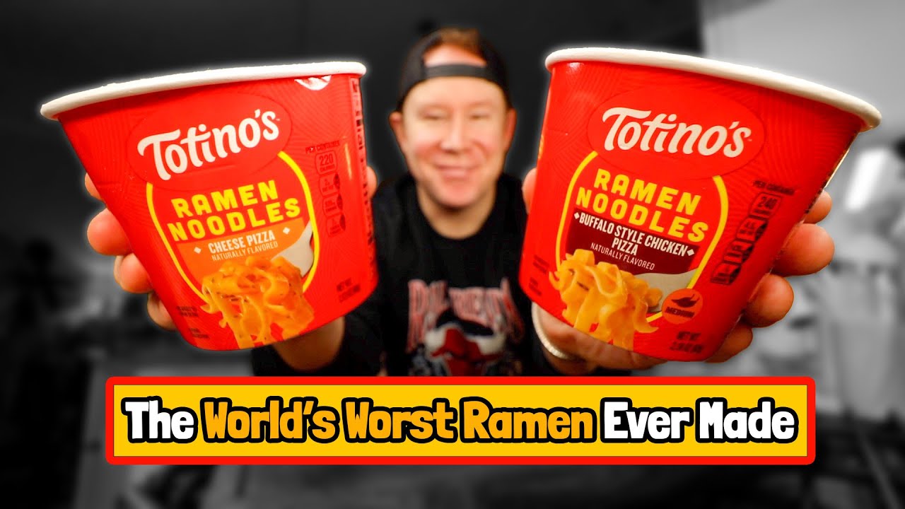 Я ел лапшу для пиццы Totino's, чтобы вам никогда не пришлось этого делать 🍕🍜