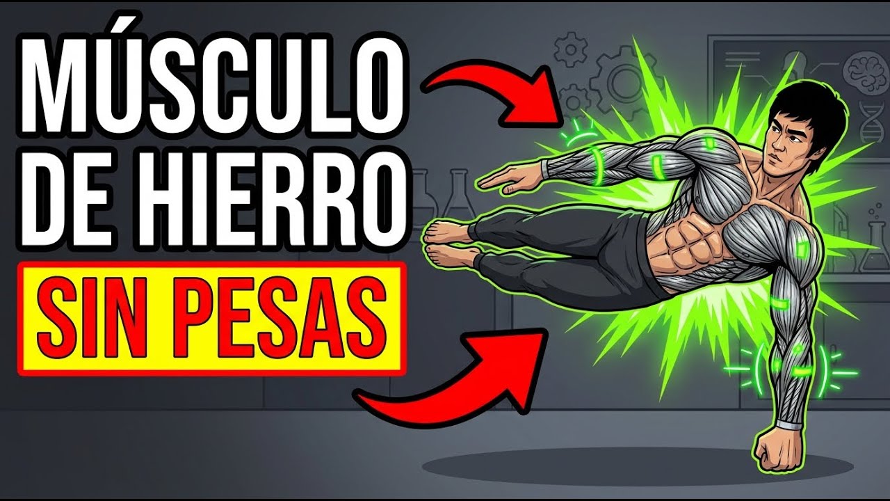 MÚSCULO DE HIERRO: La rutina de Bruce Lee para ser un MONSTRUO (Sin Pesas)