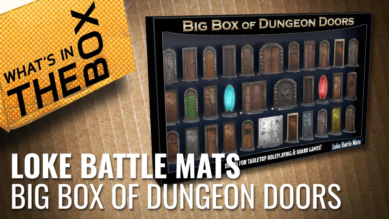 Unboxing: Big Box Of Dungeon Doors | Loke BattleMats