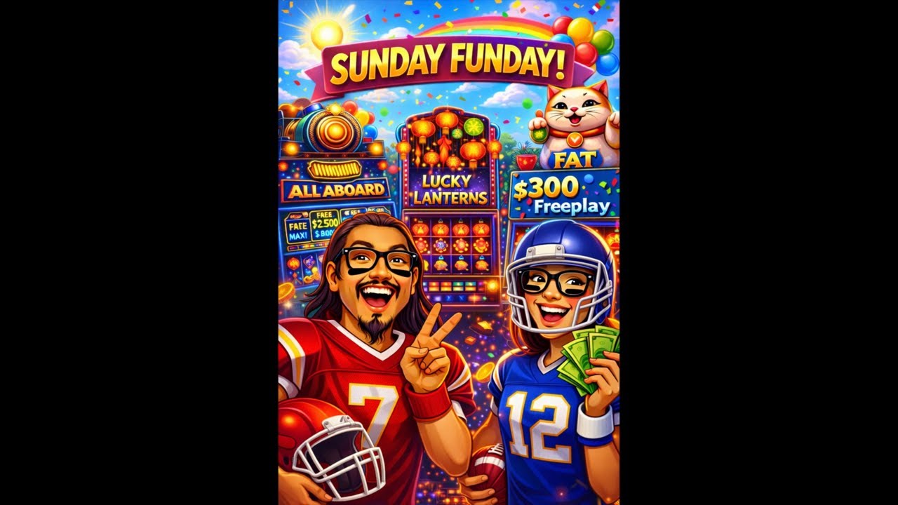 LIVE SLOT CASINO PLAY SUNDAY FUNDAY PRE-SUPERBOWL!!