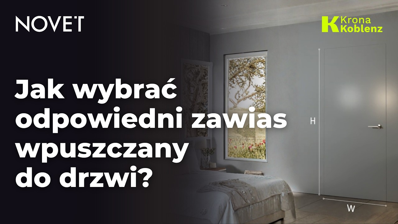 Zawiasy wpuszczane Koblenz – jak wybrać odpowiedni model? | NOVET.EU