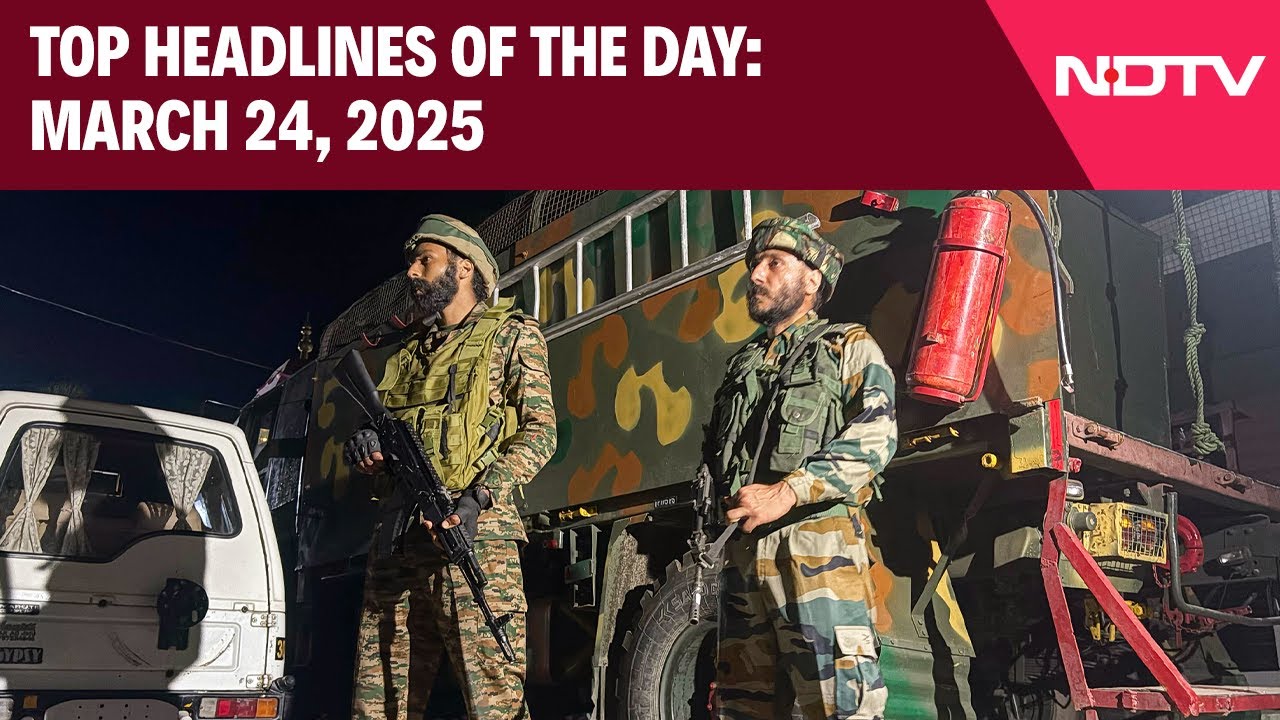 Kathua Update | Fierce Encounter In J&K's Kathua | Top Headlines Of The Day: March 24, 2025
