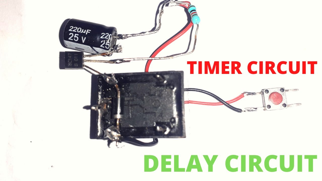 Soft-start Delay Timer Circuit Using Relay | soft-start timer circuit | soft-start timer