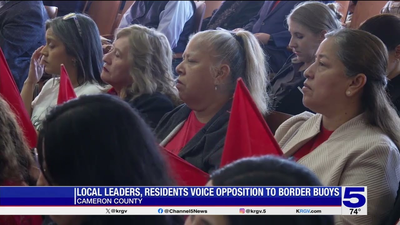 Cameron County leaders, residents voice opposition to border buoys