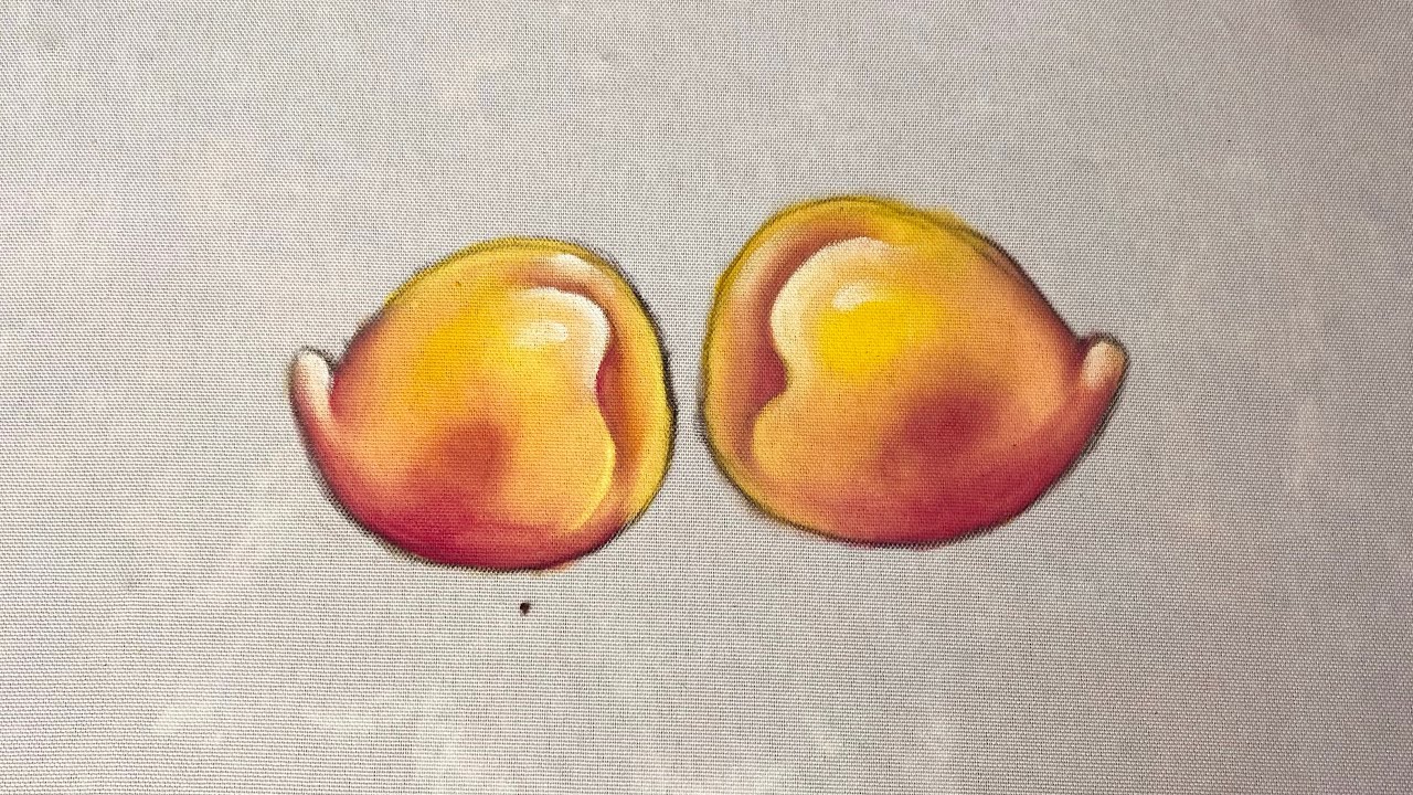 Aprenda a pintar pêssego 🍑
