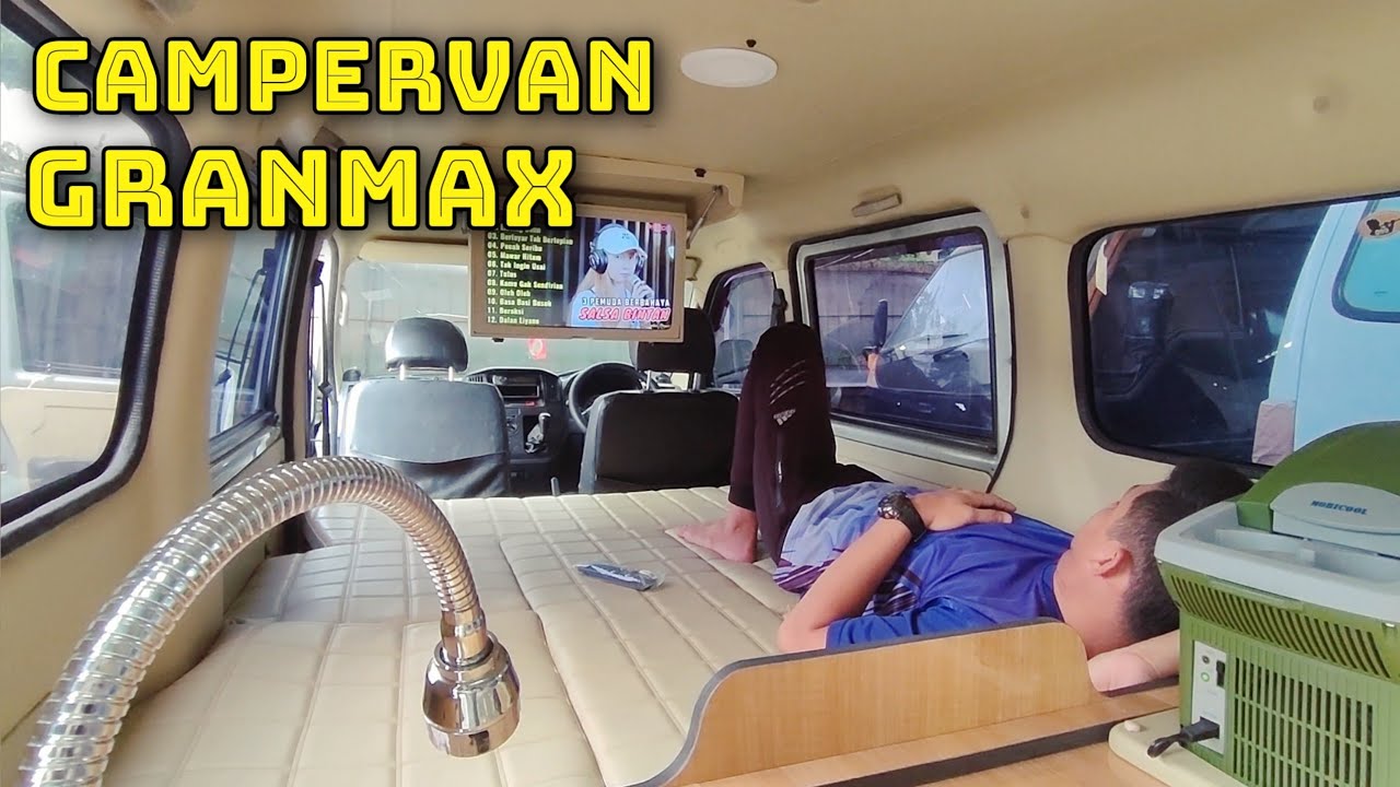 GRANMAX DISULAP JADI RUMAH BERJALAN CAMPERVAN INDONESIA TERASA NYAMAN DAN LUAS