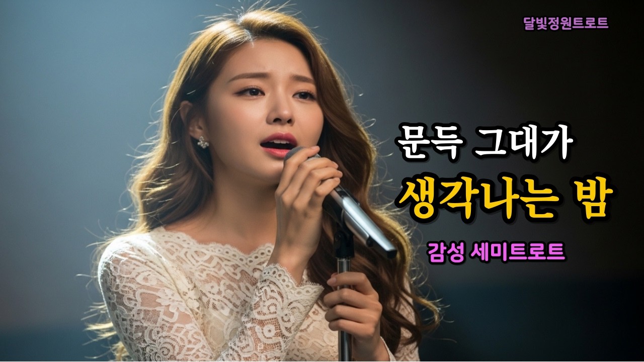 문득 그대가 생각나는 밤  | 그 사람 아직도 웃고 있을까 , 7080 감성 세미트로트 5곡모음