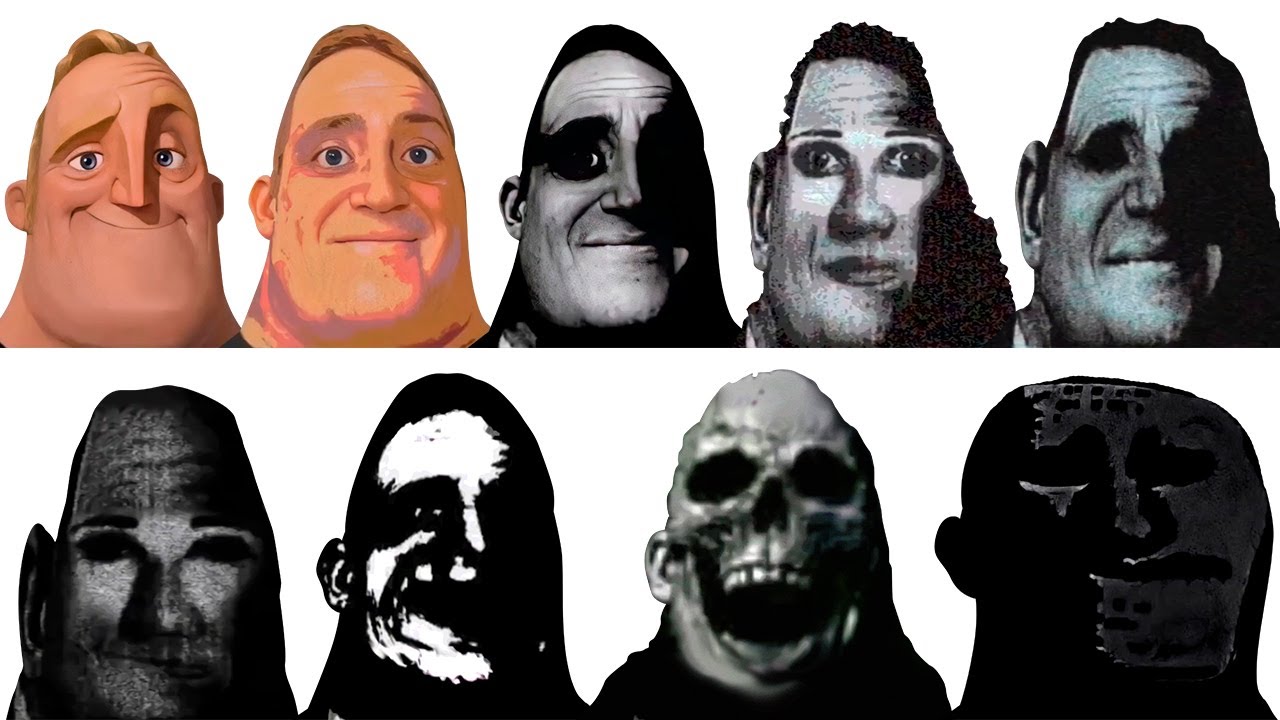 Niveles de Poder de Mr. Increíble Perturbado (Meme Perturbado / Afortunado)