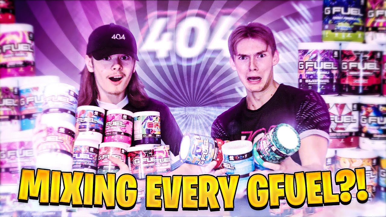 WE MIXED EVERY GFUEL FLAVOUR!