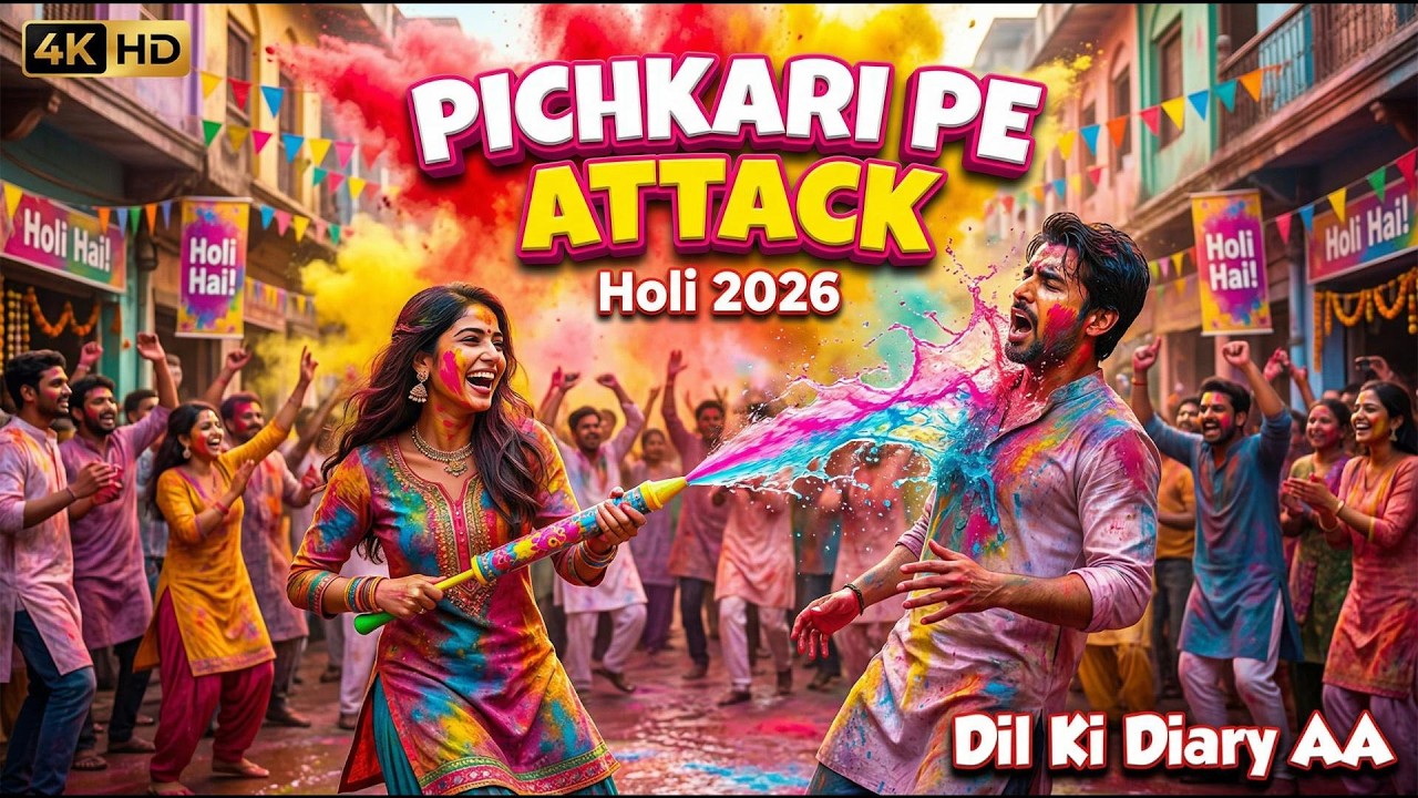 Pichkari Pe Attack | Holi Song 2026 | Desi Splash Anthem | @Dil_Ki_Diary_AA