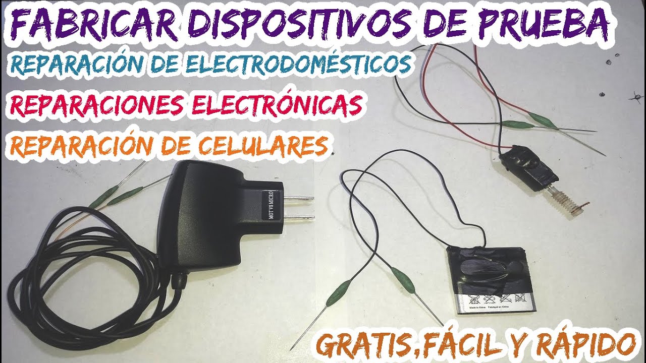 Fabricar herramientas de prueba para talleres electrónica, y celulares!