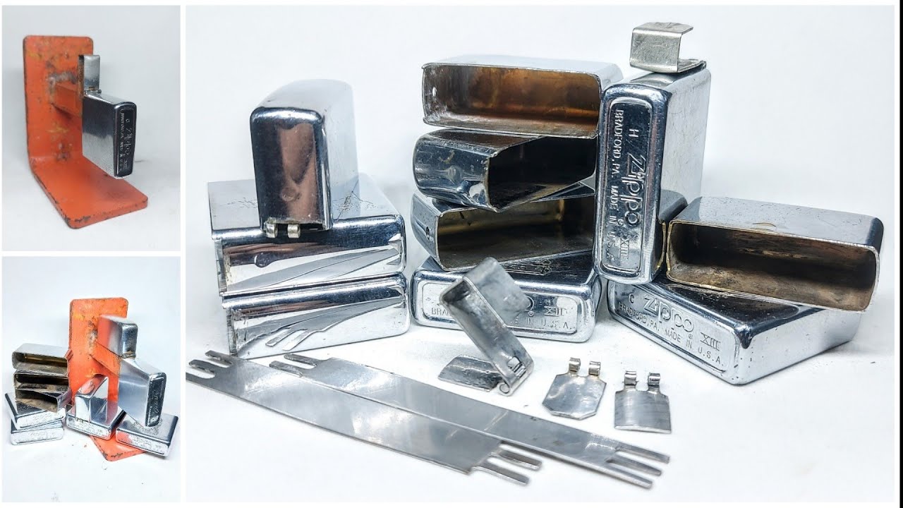 Zippo Lighter Broken Hinge Repair. mengganti engsel Zippo yg patah. 