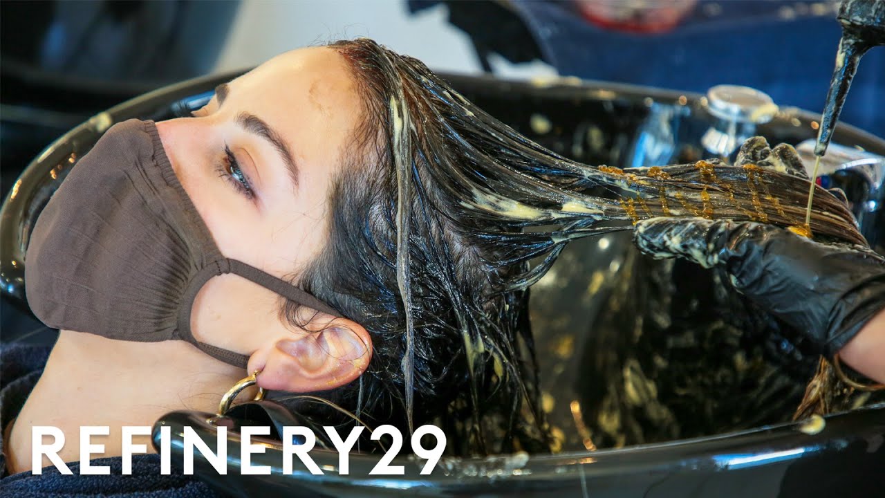 I Bleached My Virgin Brunette Hair Caramel | Hair Me Out | Refinery29
