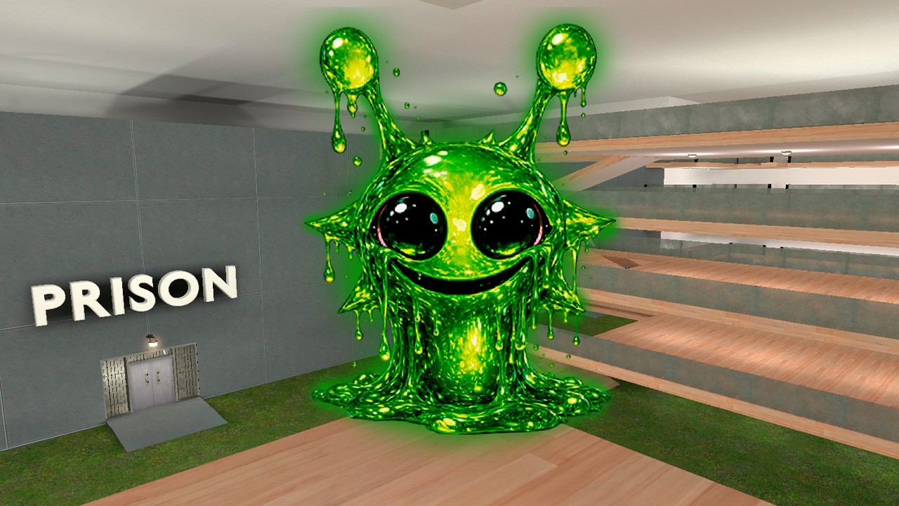Sprunki Simon Toxic Phase Radioactive Nextbot in Gmod