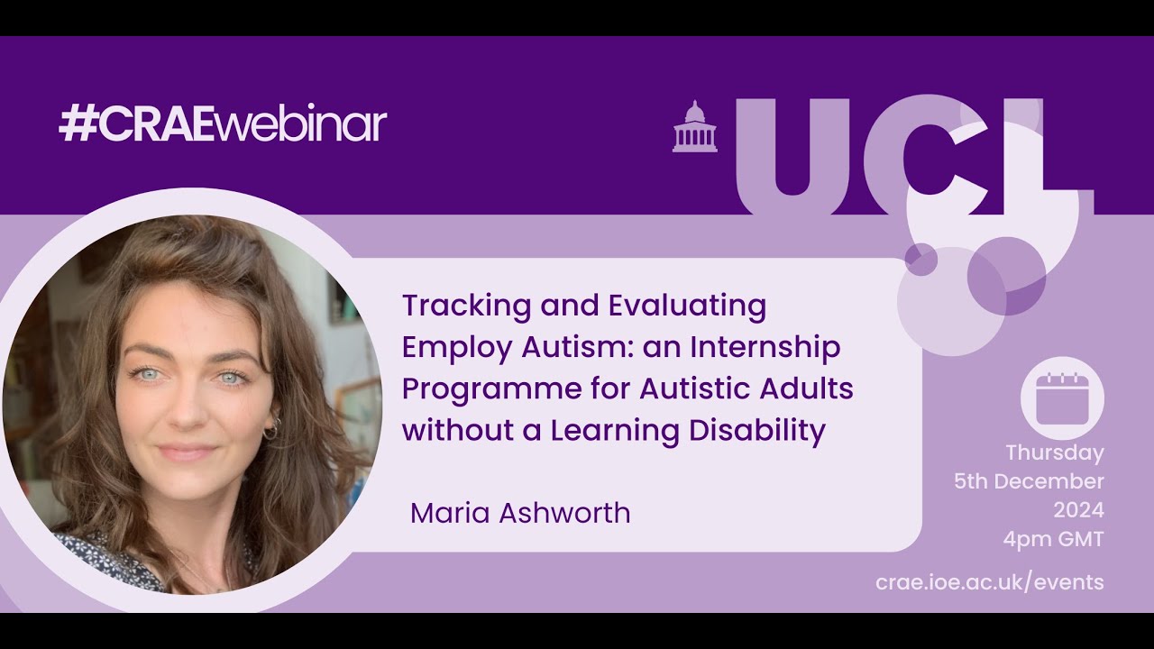 Tracking and Evaluating Employ Autism with Maria Ashworth (5-Dec-24)