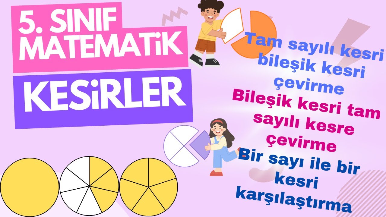 5. Sınıf Matematik| Kesirler | Tam sayılı kesri bileşik kesre çevirme | Sayı ile kesri karşılaştırma
