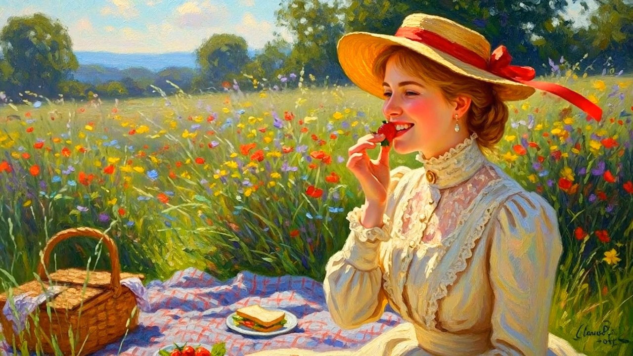 A Golden Summer in Rural Victorian England | Visual Poem – Moving Canvas Art
