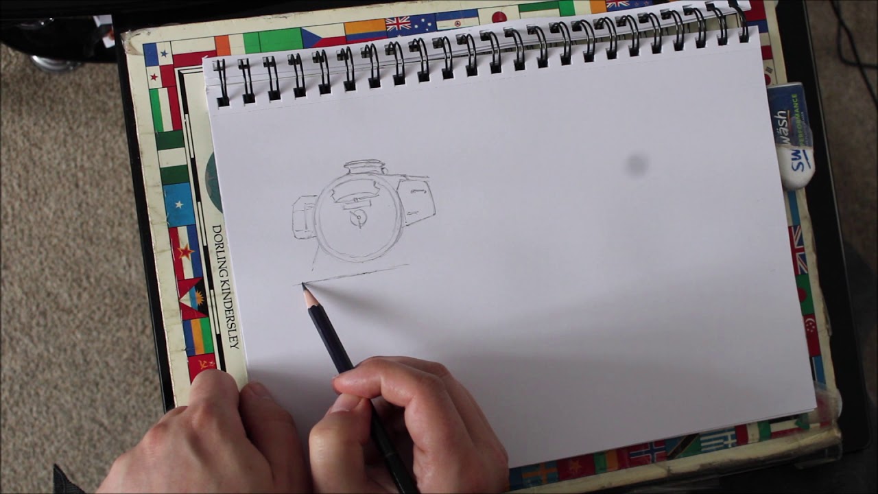 How to draw the Flying Scotsman