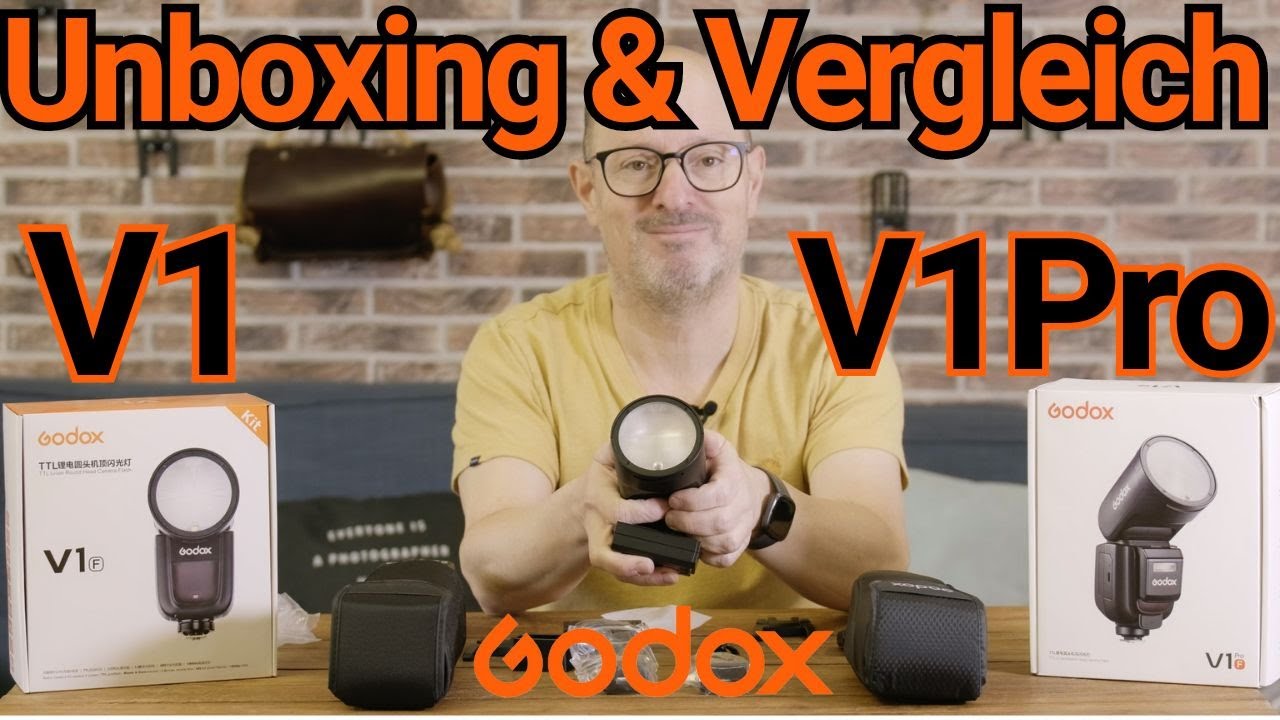 Der neue Godox V1Pro Aufsteckblitz: Unboxing und Vergleich mit dem Godox V1