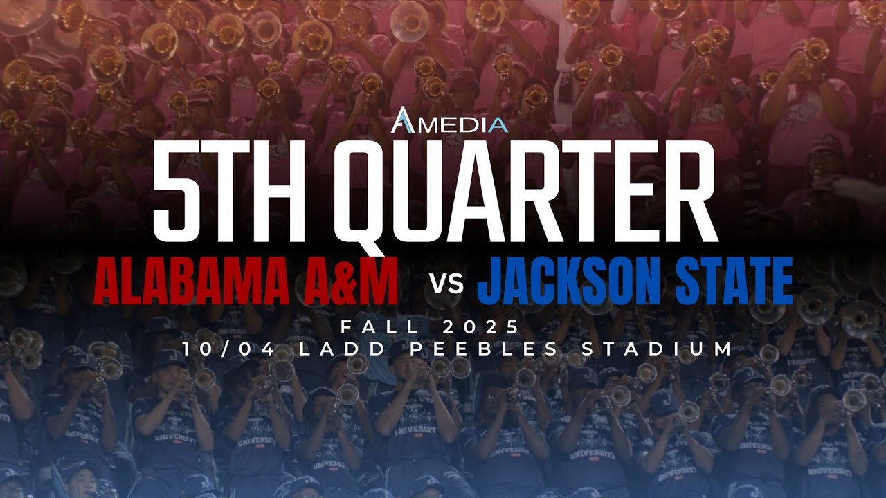 Jackson State vs Alabama A&M - 5th Quarter | 2025 Gulf Coast Challenge | 4K 🔥🎥🎬‼️