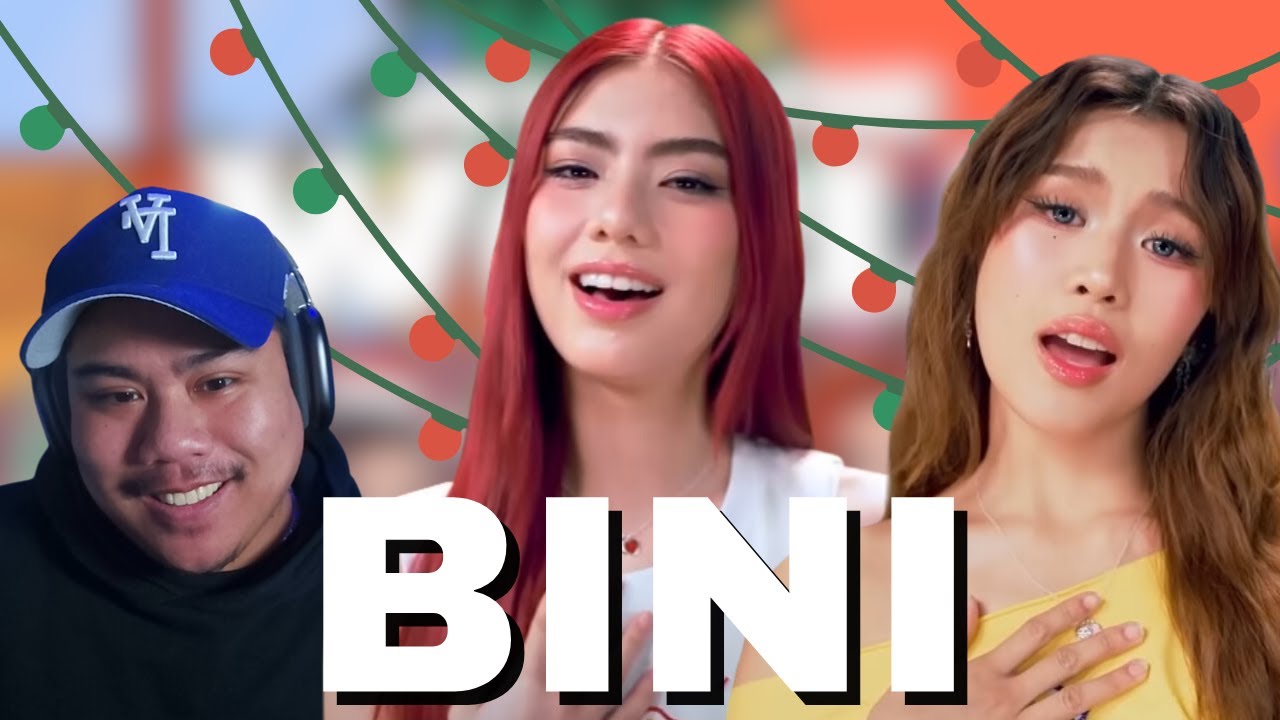 IN THE CHRISTMAS SPIRIT! ❄️🎁 🎄  BINI - JOY TO THE WORLD M/V + BINI REACTS + RECORDING SESSION!