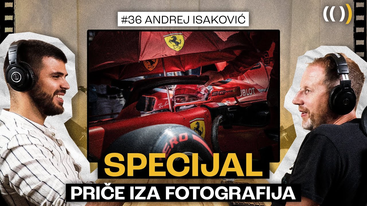 #36 Priče iza fotografija Formule 1 i sportskih takmičenja | Andrej Isaković | Halogenid Podcast