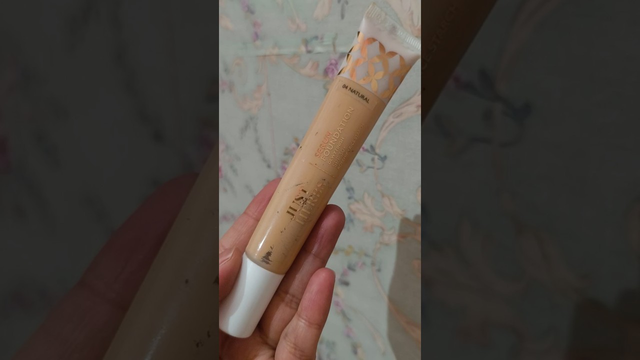4/5 ⭐ just herbs serum foundation #nykaa