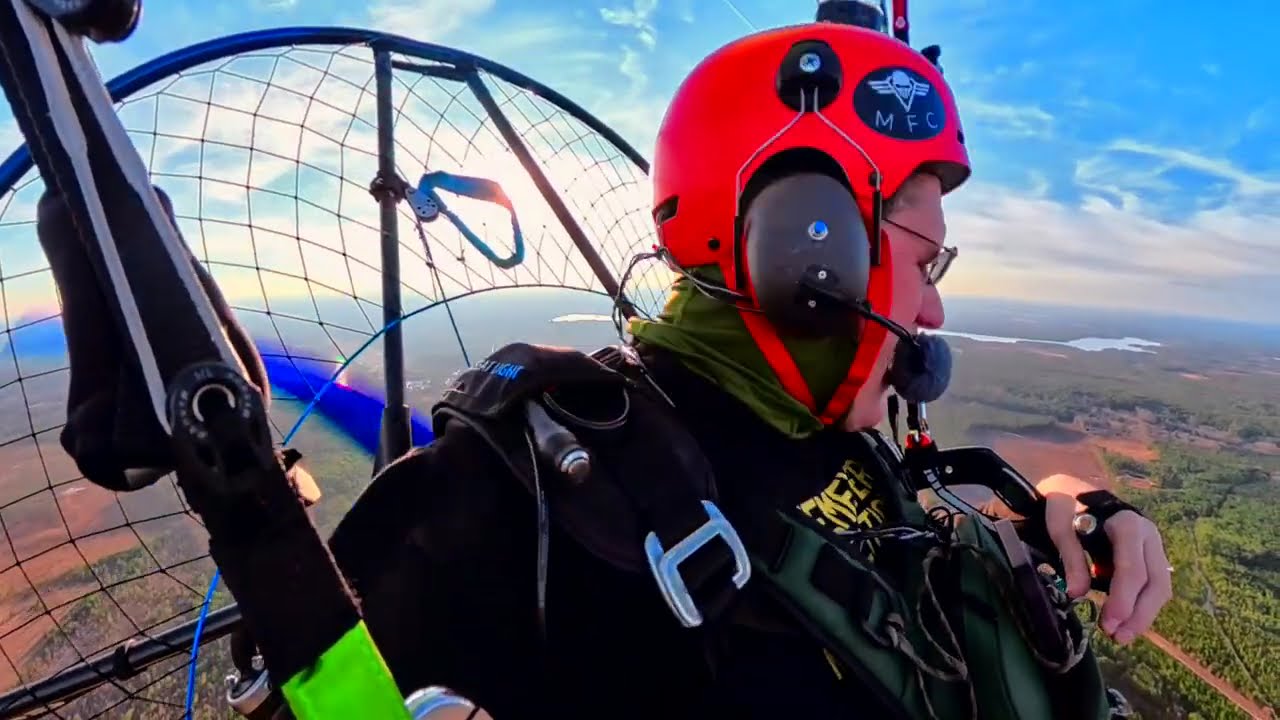 My Christmas Eve Paramotor flight with some Acro by Jake, and a great landing!