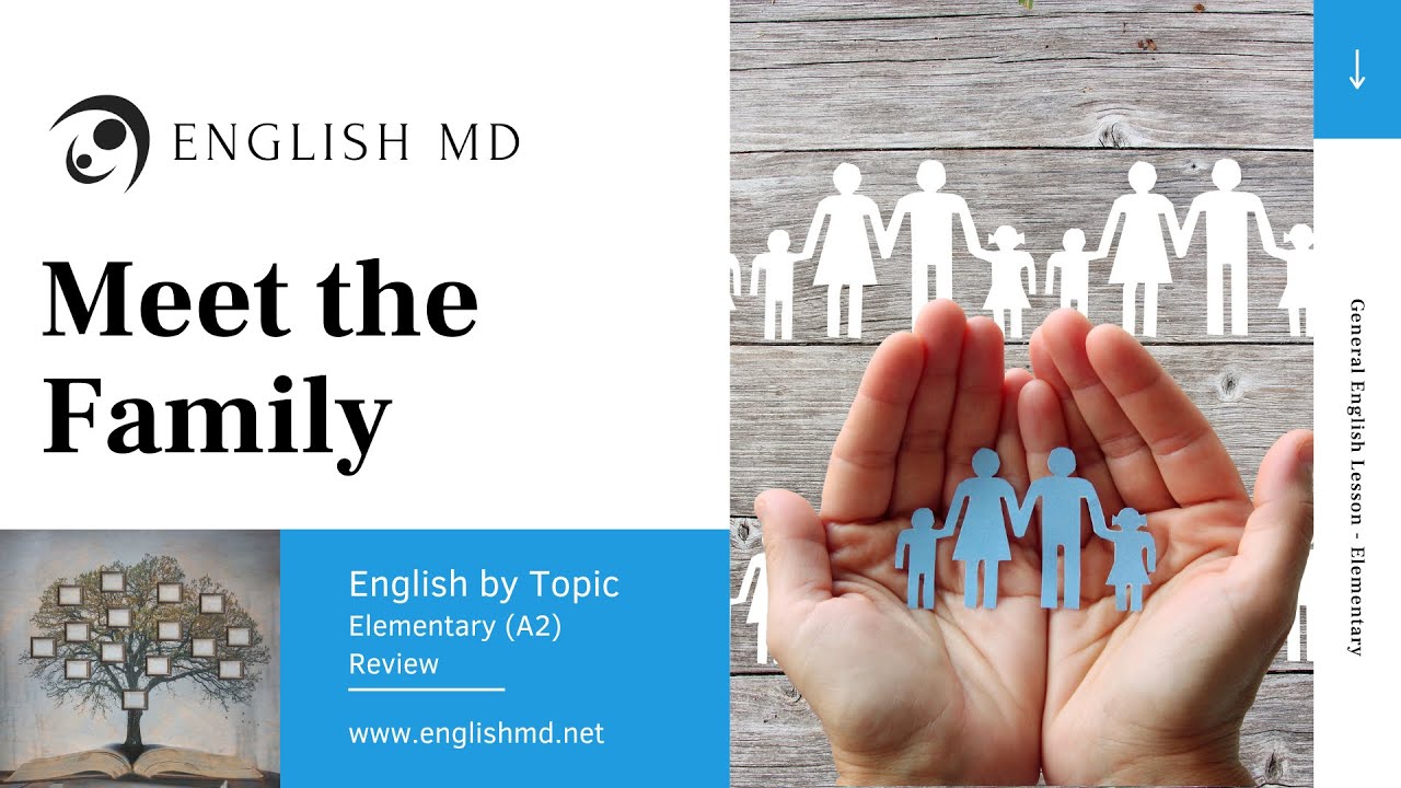 Meet the Family | Talking about Family Members | Elementary English for ESL Teens & Adults (A2)