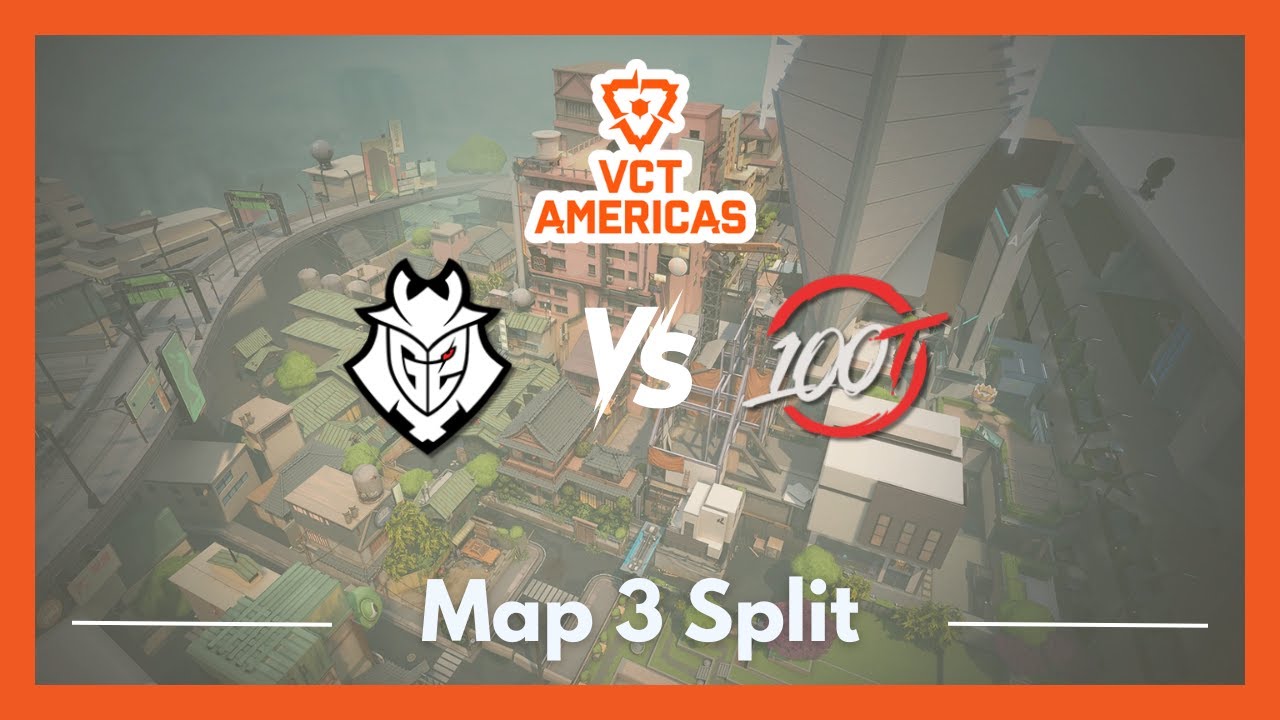 G2 vs 100T | VCT Americas Kickoff | Map 3 Split