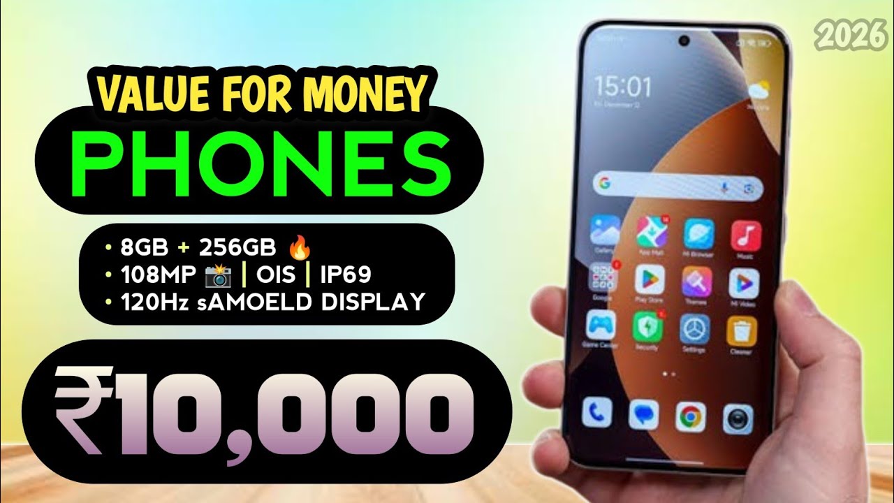 Best Camera & Gaming 5G Phones Under ₹10,000 in 2026 | Top 3 Best 5G Mobile Phones 10000 5g
