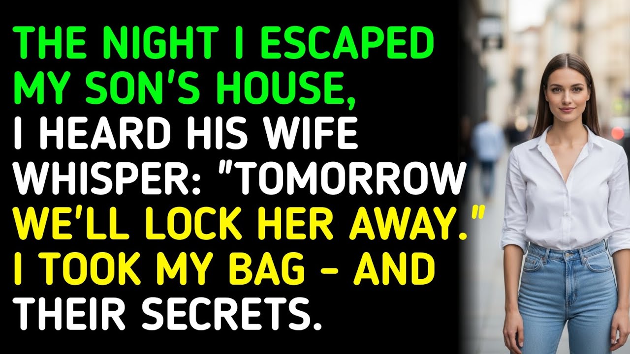 THE NIGHT I ESCAPED MY SON'S HOUSE, I HEARD HIS WIFE WHISPER: 