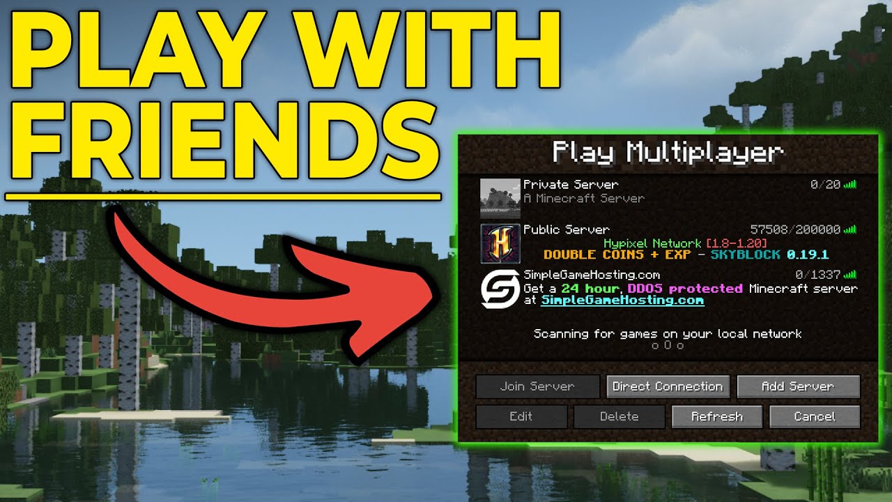 How To Play with Friends in Minecraft Java Edition