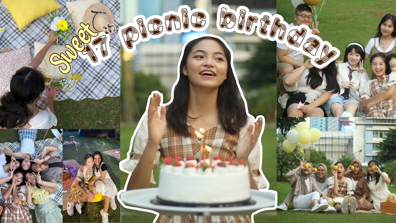 MY sweet 17th PICNIC BIRTHDAY PARTY 🧺🎂🥳|| grandtastic