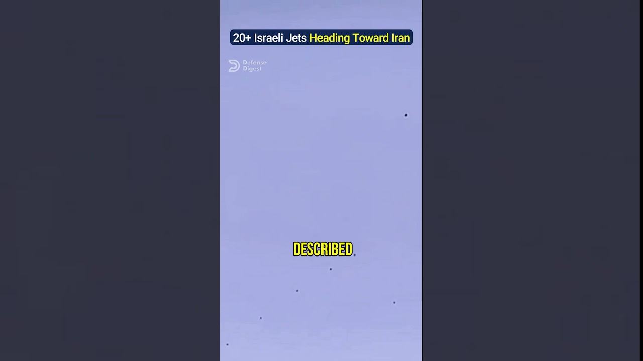 20+ Israeli Jets Heading Toward Iran!