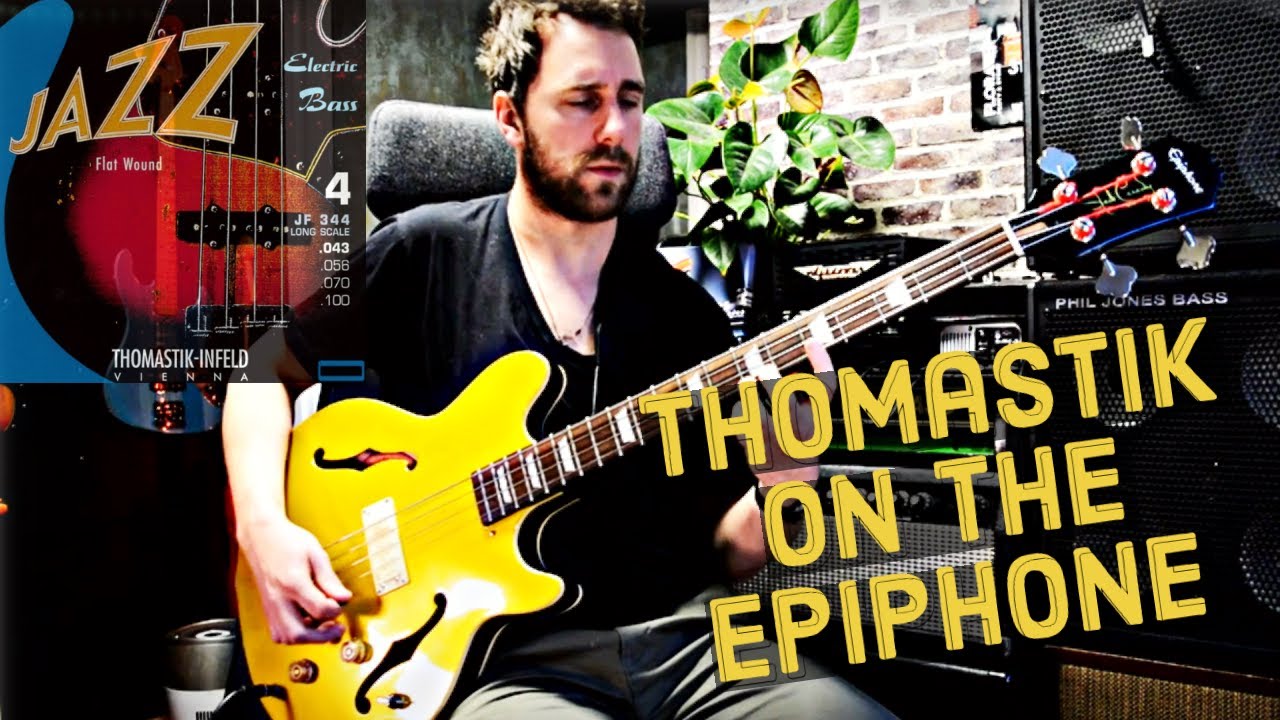 Epiphone JC with Thomastik Flats