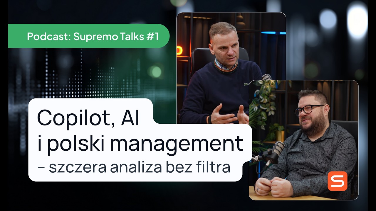 ▶️🎙️Zapraszamy do obejrzenia #1 odcinka podcastu z serii Supremo Talks!
