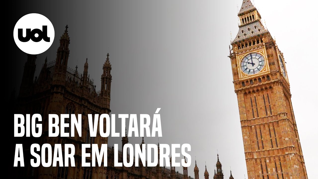 Big Ben voltará a soar em Londres após cinco anos de silêncio