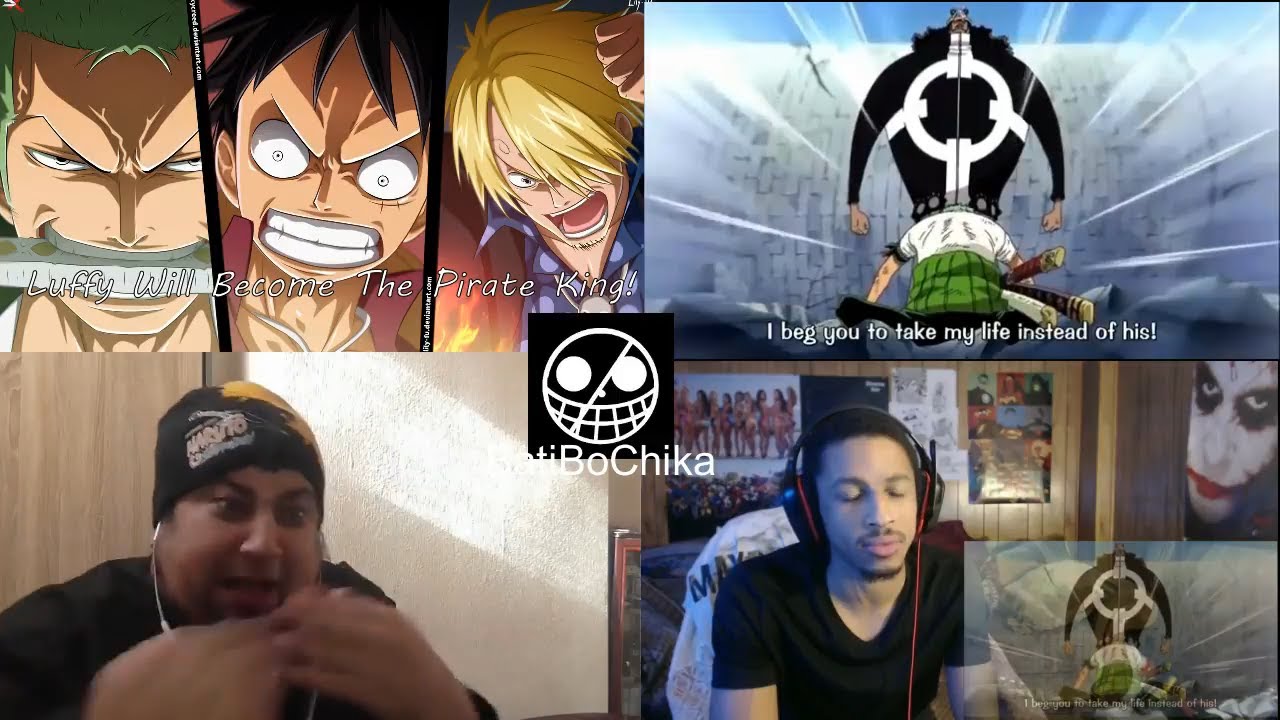 Zoro begs Kuma to spare Luffy's life - Sanji & Zoro ready to die for their Captain Mashup Reactions