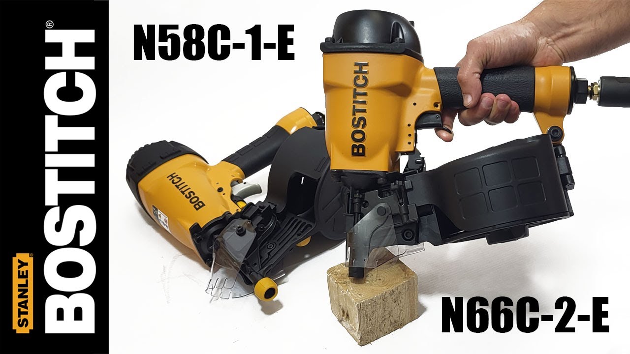 Czym różni się gwoździarka do palet od gwoździarki budowlanej ? BOSTITCH N58C-1-E vs N66C-2-E