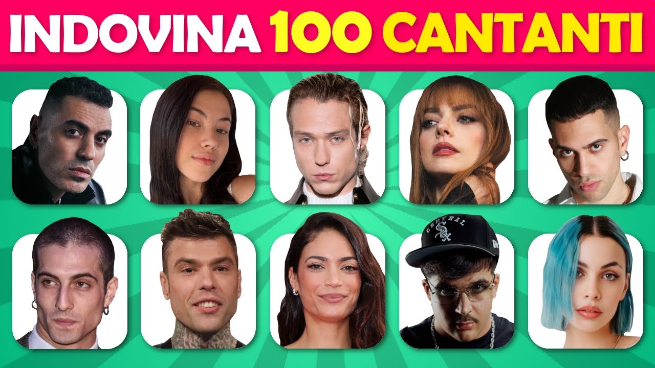 Indovina 100 Cantanti | Quiz Infinity