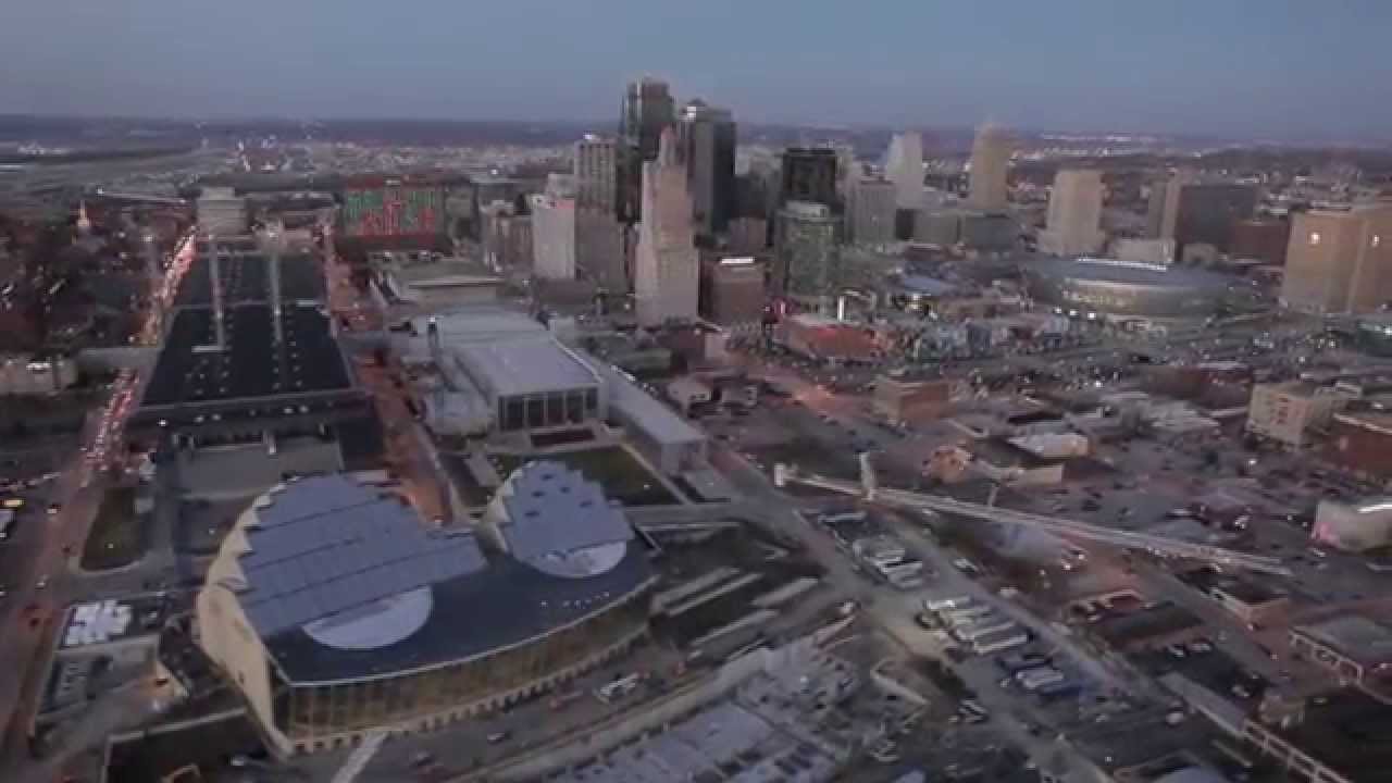 aerial hd video downtown kansas city at night.mov