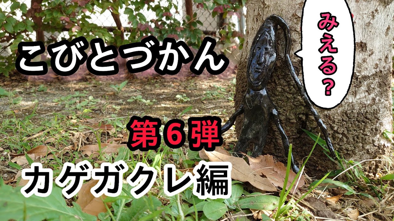 【こびとづかん】第６弾　カゲガクレ　カゲ薄いけど存在した！？