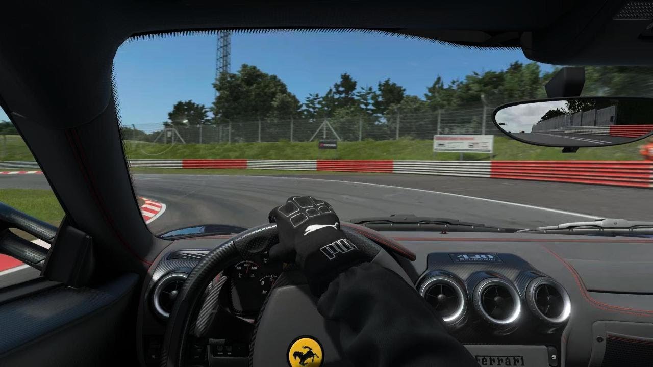 Ferrari 430 Scuderia '07 Nurburgring lap around the mountain