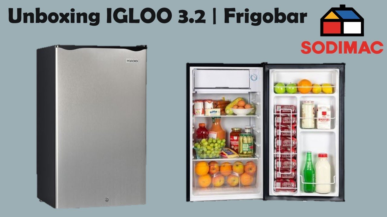 #Unboxing Frigobar Refrigerador #Igloo 3.2 Platinum Refri | #SODIMAC | El Más Económico Del Mercado