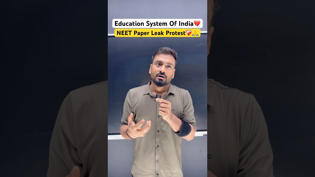 NEET Paper Leak Protest💔 #neetpaperleak #delhiprotest #rishikeshsir #reneet2026